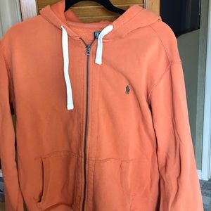 Polo zip up sweatshirt